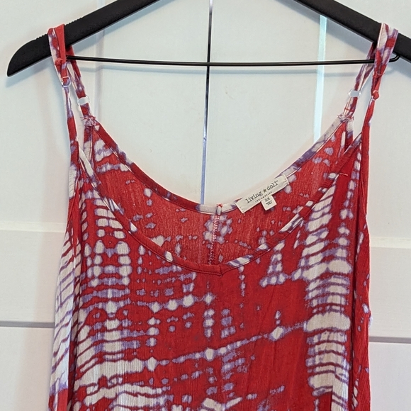 Living Doll Plus 2X Dress Sleeveless Spaghetti Straps Excel Used Cond Beach Soft - Picture 2 of 6